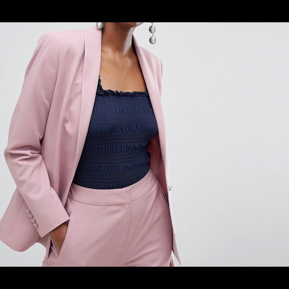 ASOS BLAZER pink/blush color size US 4